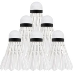 Volante Penas de Badminton (6 Peças) - REBEL ACTIVE