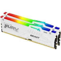 Memória RAM DIMM Fury Beast RGB 64GB (2x32GB) DDR5-6000MHz (AMD Expo/Intel XMP) CL36 - KINGSTON
