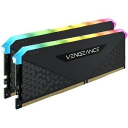 Memória RAM Vengeance RGB RS 32GB (2x16GB) DDR4-3200MHz CL16 (Preto) - CORSAIR