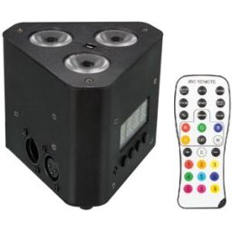 HQPOWER Projector TRUSSLED 33 - 3x LED RGB de 3W DMX - HQ POWER