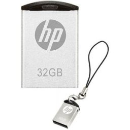 Pen Drive USB 2.0 32GB V222W (Metal Prateado) - HP