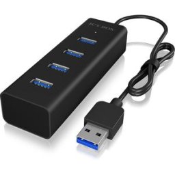 Hub USB A - 4x USB A (Preto) - ICY BOX