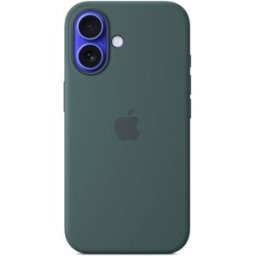 Capa Silicone iPhone 16 c/ MagSafe (Verde Lago) - APPLE