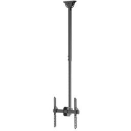 Suporte de Tecto Inclinável e Extensivel p/ TV-LCD-LED 32~55" (Preto) - TooQ
