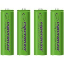 Blister 4x Pilhas Recarregáveis Ni-MH AA 2000mAh - ESPERANZA