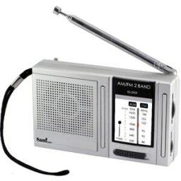 Rádio Portátil AM/FM c/ Auriculares - SAMI
