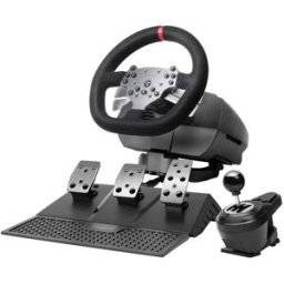 Volante MWH-RSX Racing Wheel PC/PS4/Xbox Series X/S (Preto) - MARS-GAMING
