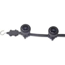 Cabo Eléctrico de Arraial (2x 1,5mm) IP65 220V c/ Suportes Lampadas E27 - 5 mts