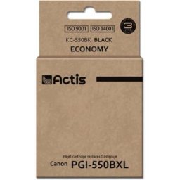 Tinteiro Compatível PGI-550Bk Canon (Preto) - ACTIS