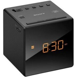 Rádio/Relógio Despertador 0.1W AM/FM (Preto) - SONY