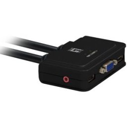 LevelOne Switch 2 Portas (USB / VGA) - LEVEL ONE