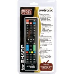 Comando Universal Dedicado p/ TVs LCD SHARP - UNITRONIC