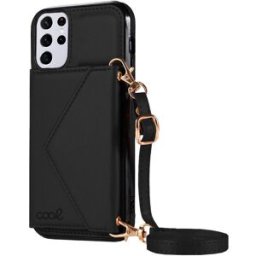 Capa Samsung G998 Galaxy S21 Ultra Carteira Pendente (Preta) - COOL