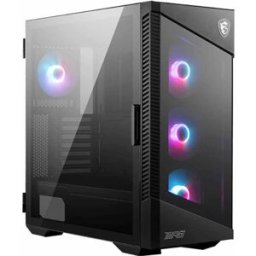 Caixa ATX MPG Velox 100R ARGB Tempered Glass (Preto) - MSI