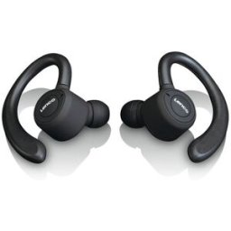 Auriculares Bluetooth à Prova de Água + PowerBank (Preto) - LENCO