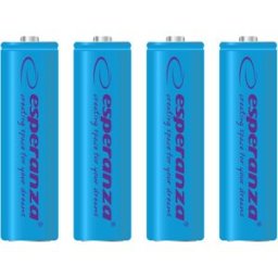Blister 4x Pilhas Recarregáveis Ni-MH AA 2000mAh - ESPERANZA