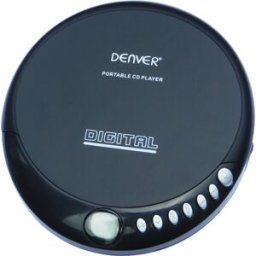 Leitor de CDs Portátil MP3 (Preto) - DENVER