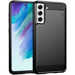 Capa Samsung G990B Galaxy S21 FE Carbono (Preto) - COOL