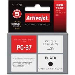 Tinteiro Compatível PG-37 Canon (Preto) - ACTIVEJET