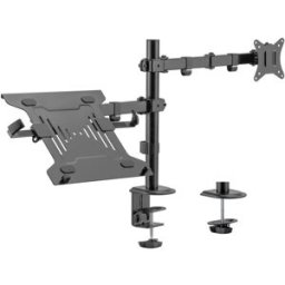 Suporte de Mesa Giratório e Inclinável p/ Computador e Monitor/TV 9Kg de 17"~32" - AISENS