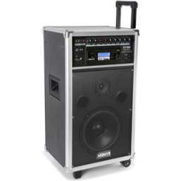 Coluna Amplificada Portátil 12" 450W CD/MP3/USB/SD/UHF/VHF/BLUETOOTH (ST180 MK2) - VONYX