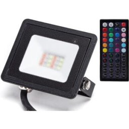 AIGOSTAR Projector LED RGB IP65 220VAC 10W c/ Comando