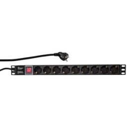 Extensão PDU 9 Tomadas p/ Rack 19" c/ Interruptor (2 mts) - LOGILINK
