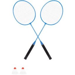Conjunto de Badminton 4 Peças (Azul) - REBEL ACTIVE