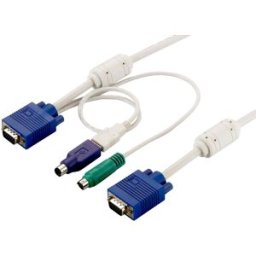 LevelOne Cabo KVM VGA + PS/2 (5 mts) - LEVEL ONE