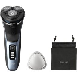 Máquina de Barbear Shaver 3000 Series Húmido/Seco (Azul/Preto) - PHILIPS