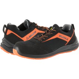 BELLOTA Sapatos de Segurança Flex Preto/Laranja (Tamanho 44) - Par