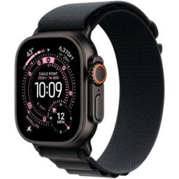 Apple Watch Ultra 3 GPS + Cellular 49mm Titânio Preto c/ Bracelete Loop Alpine Preta S