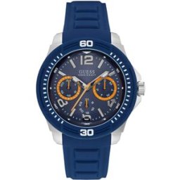 Relógio Analógico W0967G2 46MM (Prateado) - GUESS