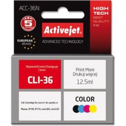 Tinteiro Compatível PGI-36 Canon (Multicor) - ACTIVEJET
