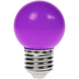 Lampada LED E27 B45 220V 1,5W 75Lm - Roxo