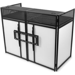 Cabine de DJ Dobrável System Pro c/ Suporte p/ TV até 65" (DB6) - VONYX