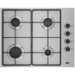 Placa de Gás Natural 4 Zonas (Inox) - BEKO