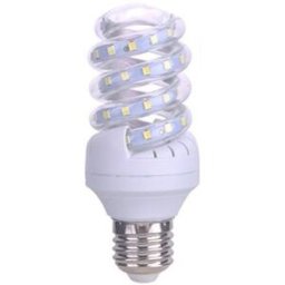 AIGOSTAR Lampada LED Espiral 220V E27 B5 13W Branco F. 6000K 360º 1290Lm