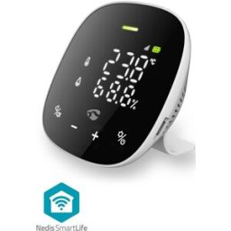 Monitor Qualidade de Ar SmartLife (Preto/Branco) - NEDIS