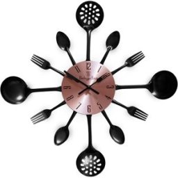BERLINGERHAUS Relógio de Cozinha (Black & Rose Gold Elegance) - BERLINGER HAUS