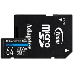 Cartão de Memória MicroSDXC 64GB (Classe 3) - TEAM GROUP