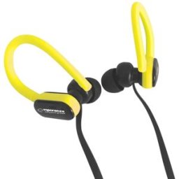 Auriculares Stereo c/ Fios e Microfone (Preto/Amarelo) - ESPERANZA