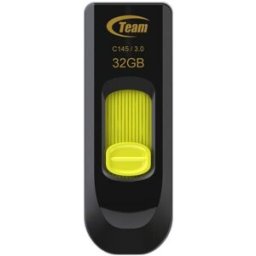Pen Drive C145 32 GB USB Type-A 3.2 Gen 1 (3.1 Gen 1) (Preto, Amarelo) - TEAM GROUP