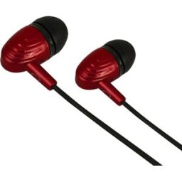 Auriculares Stereo c/ Fios e Microfone (Preto/Vermelho) - ESPERANZA