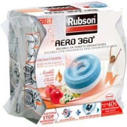 Recarga Pastilha Rubson Aero 360 Aromaterapia Fonte de Frescura p/ Desumidificadores - RUBSON