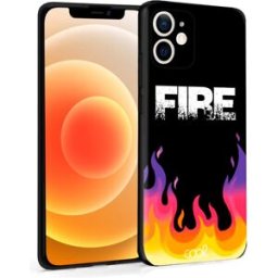 Capa iPhone 12 mini Desenho Fogo - COOL