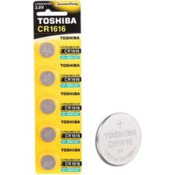Pilha Lithium CR1616 - Bl5 3V - TOSHIBA