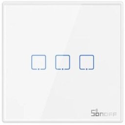 Interruptor Inteligente Parede Wi-Fi T2EU3C-RF (3 Canais) - SONOFF