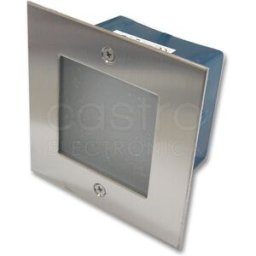 Projector Encastrar Muro/Chão Aluminio LED 4W Branco F. 6000K IP65 400Lm