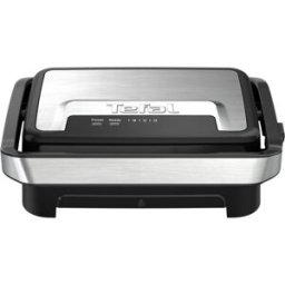 Grelhador Inicio Compact Panini Maker & Grill GC270D10 1000W (Preto/Inox) - TEFAL